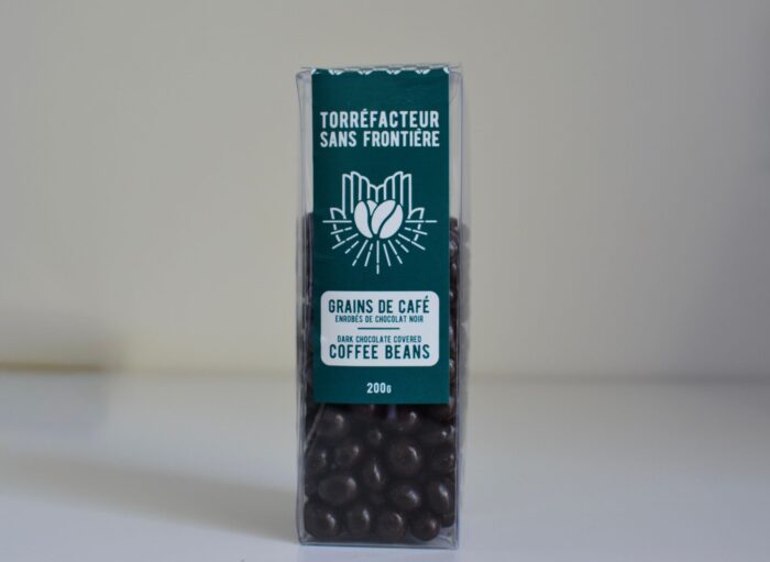 Grains de café enrobé de chocolat noir