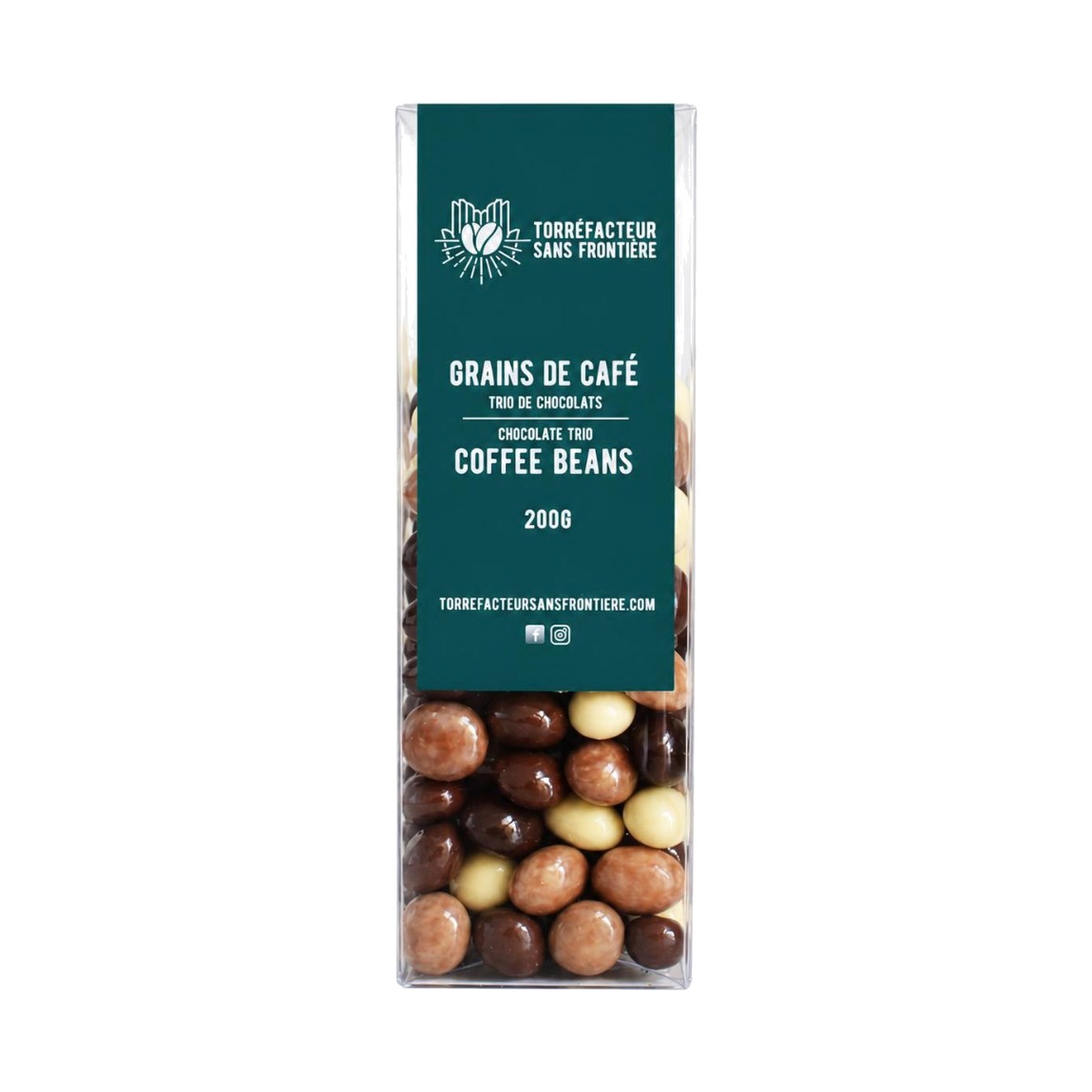 grains-cafe-trio-chocolats-torrefacteur-sans-frontiere Grains de café enrobés au trio de chocolats 200 g de Torréfacteur sans frontière